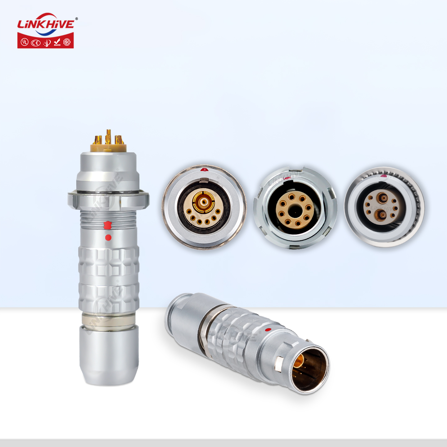 Push Fit Connector - Compatible with LEMO FGG/EGG Plug/Socket 2B