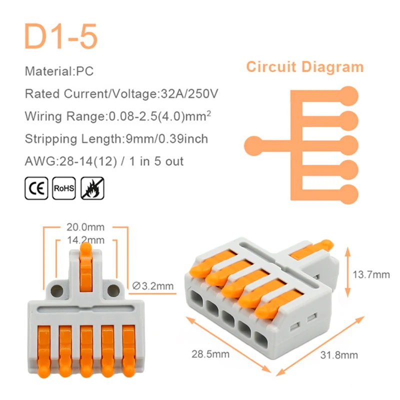 Mini Quick Wire Conductor Conn - Push Fit Connector review and price