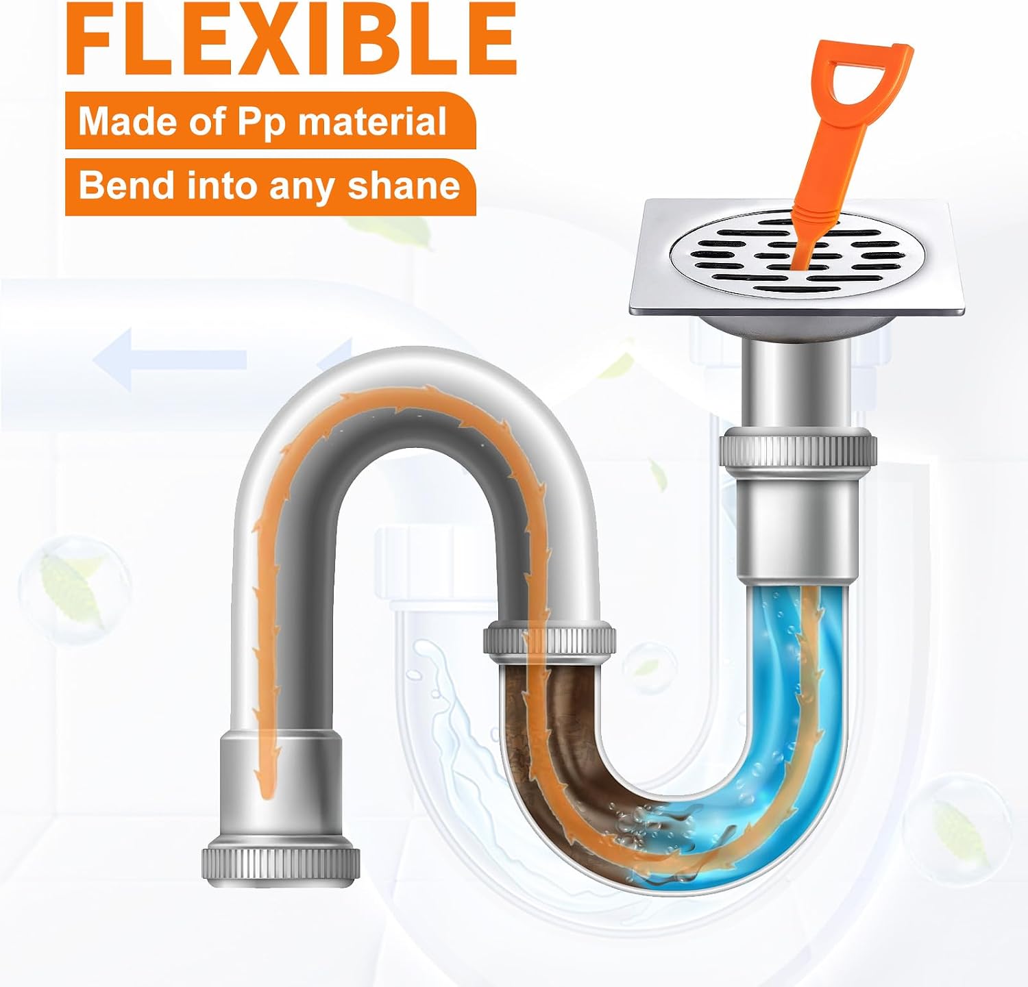 4-Pack 20-Inch Drain Snake, Fl - Drain Snake Flexible review and price