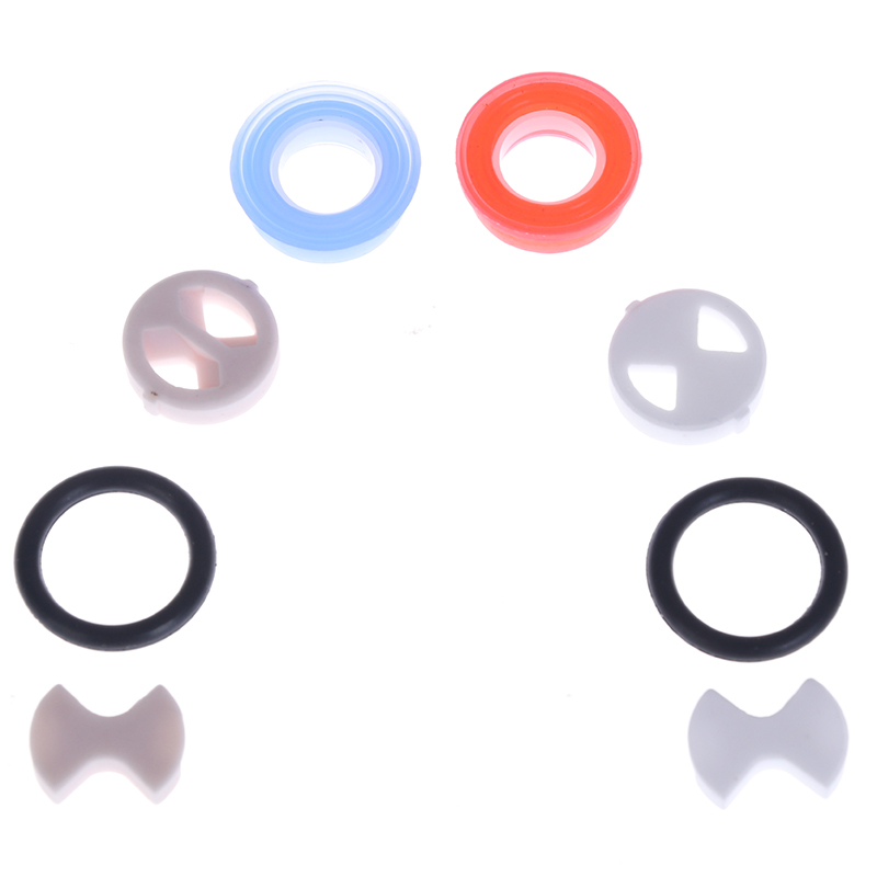 8Pcs/set Ceramic Disc Silicon  - Silicone Tap Washer review and price